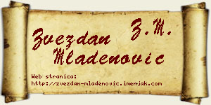 Zvezdan Mladenović vizit kartica